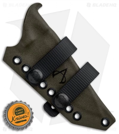 Armatus Carry Benchmade Bushcrafter 162 Architect Sheath - OD Green Kydex - Image 3
