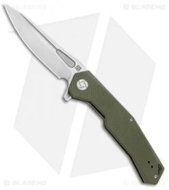 Artisan Cutlery Zumwalt Liner Lock Knife Textured Green G-10 (3.8" Satin)