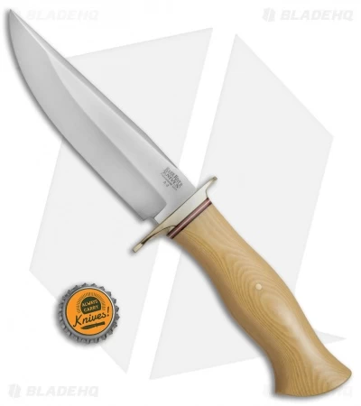 Bark River Vest Pocket Bowie A Fixed Blade Knife Ivory Micarta (5.375" Satin) - Image 4