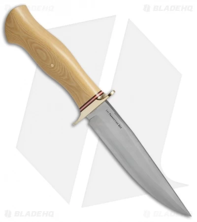 Bark River Vest Pocket Bowie A Fixed Blade Knife Ivory Micarta (5.375" Satin) - Image 2