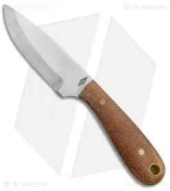 Battle Horse Knives Frontier First Knife Natural Micarta (2.6" Satin Scandi) BHK