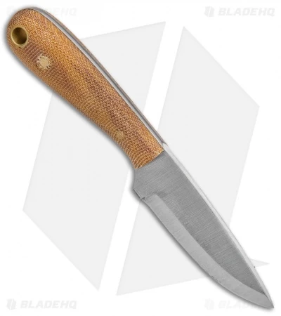 Battle Horse Knives Frontier First Knife Natural Micarta (2.6" Satin Scandi) BHK - Image 2