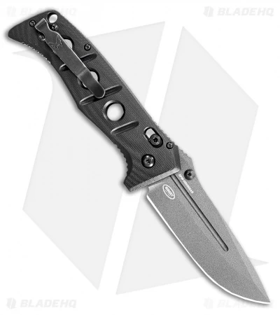Benchmade Adamas AXIS Lock Knife Black G-10 (3.8" Gray) 275GY-1 - Image 3