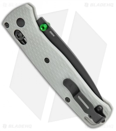 Benchmade Bugout Gray G-10 AXIS Lock Knife (3.2" Black 20CV) 535BK-2002 - Image 3