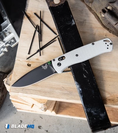 Benchmade Bugout Gray G-10 AXIS Lock Knife (3.2" Black 20CV) 535BK-2002 - Image 5