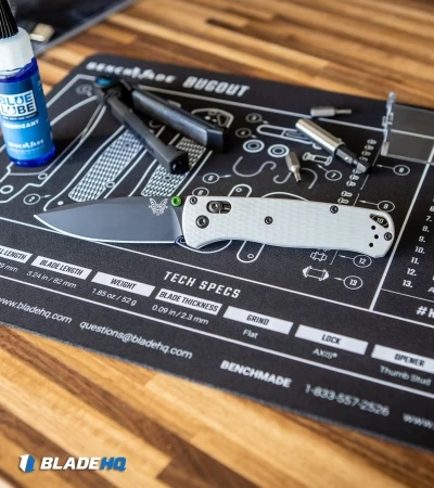 Benchmade Bugout Gray G-10 AXIS Lock Knife (3.2" Black 20CV) 535BK-2002 - Image 7