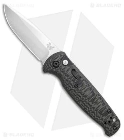 Benchmade CLA Compact Lite Auto Knife Green/Black G-10 (3.4" Satin) 4300-1