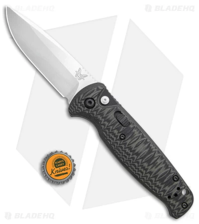 Benchmade CLA Compact Lite Auto Knife Green/Black G-10 (3.4" Satin) 4300-1 - Image 4