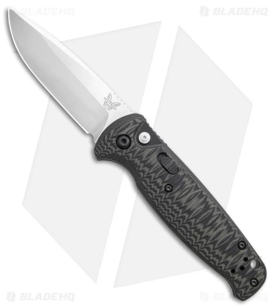 Benchmade CLA Compact Lite Auto Knife Green/Black G-10 (3.4" Satin) 4300-1
