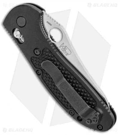 Benchmade Griptilian AXIS Lock Knife Black (3.45" Satin) 550-S30V - Image 3