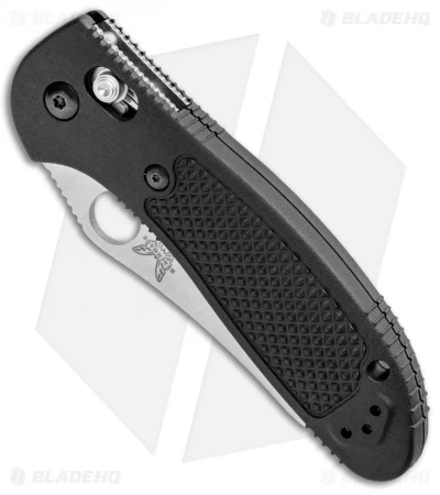 Benchmade Griptilian AXIS Lock Knife Black (3.45" Satin) 550-S30V - Image 2