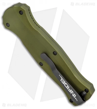 Benchmade Infidel OTF Automatic Knife OD Green (3.91" DLC S30V) Exclusive - Image 3