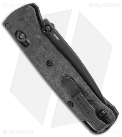 Flytanium Crossfade Shredded Carbon Fiber + Benchmade Mini Bugout (3" BLK) - Image 3