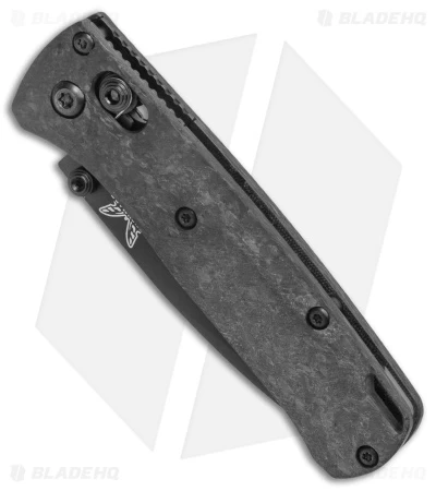 Flytanium Crossfade Shredded Carbon Fiber + Benchmade Mini Bugout (3" BLK) - Image 2