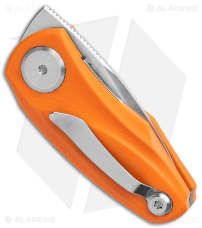 Bestech Knives Tulip Liner Lock Knife Orange G-10 (1.34" Satin/SW) BG38C - Image 3