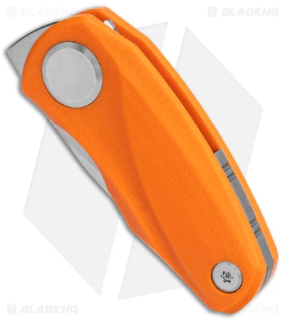 Bestech Knives Tulip Liner Lock Knife Orange G-10 (1.34" Satin/SW) BG38C - Image 2