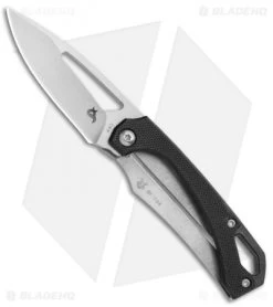 BlackFox Racli Frame Lock Folding Knife Black G-10 (2.5" Stonewash) 01FX855