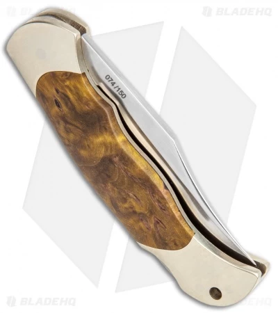 Boker Boy Scout 150th Anniversary Edition Pocket Knife Thuya Wood Handle 115118 - Image 3