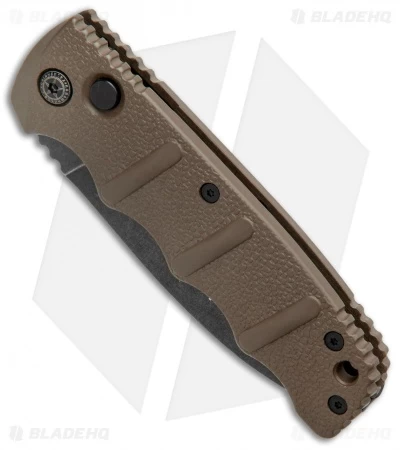 Boker Kalashnikov Dagger Automatic Knife Coyote (3.25" Smokewash D2) - Image 2