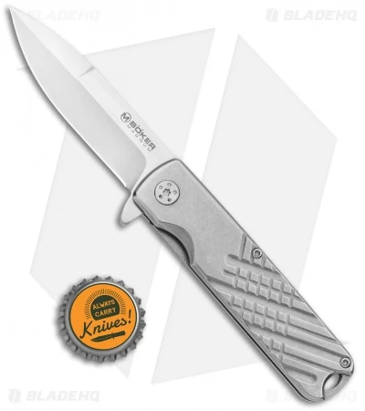 Boker Magnum Triple-S Point Liner Lock Knife (3" Satin) 01SC082 - Image 4