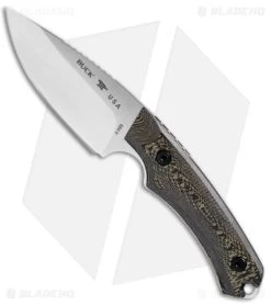 Buck Knives Buck 664 Alpha Hunter Fixed Blade Knife Richlite (3.6" Satin) 0664BRS