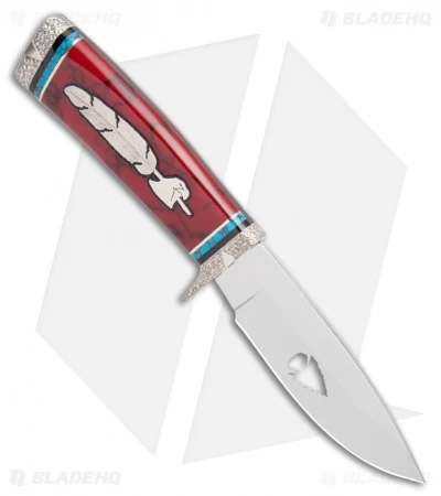 Buck Knives Buck Eagle Feather Vanguard Fixed Blade Knife (4.125" Polish) 0192YISLE1 - Image 2