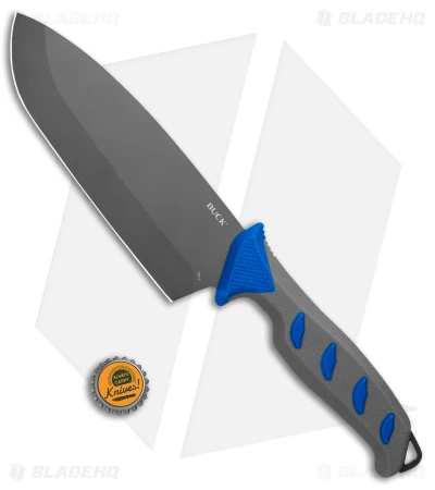 Buck Hookset Salt Cleaver Knife Blue/Gray (7" Gray) 0150BLS - Image 5