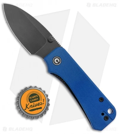 CIVIVI Baby Banter Liner Lock Knife Blue G-10 (2.34" Black SW) C19068S-3 - Image 4