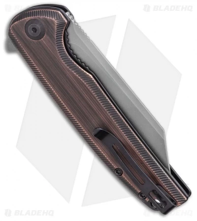 CIVIVI Brigand Liner Lock Knife Dark Copper (3.5" SW 154CM) C909D - Image 3
