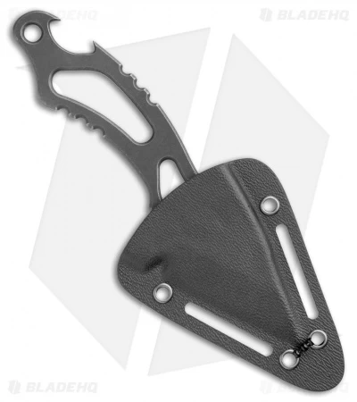 CIVIVI De Santis Kiri-EDC Fixed Blade Neck Knife (1.8" Black Stonewash) C2001B - Image 3