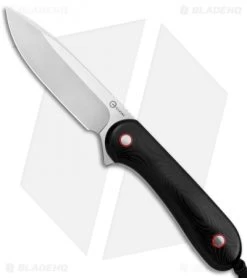 CIVIVI Elementum Fixed Blade Knife Contoured Black G-10 (4" Satin)