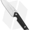 CIVIVI Kepler Fixed Blade Knife Black G-10 W/Lanyard (4.5" Satin)