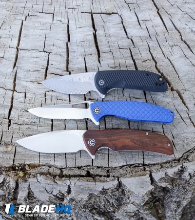 CIVIVI Incite Liner Lock Knife Cuibourtia Wood (3.7" Satin) C908D - Image 5