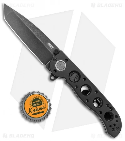 CRKT Carson M16-02DB Tanto Dead Bolt Lock Flipper Knife (3.1" Black SW) - Image 4