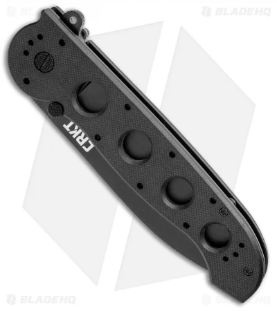 CRKT Carson M21-04G Big Dog Flipper Knife Black G-10 (3.875" Black) - Image 2