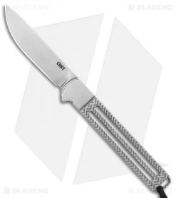 CRKT Feisty Fixed Blade Knife Skeletonized (2.4" Satin)