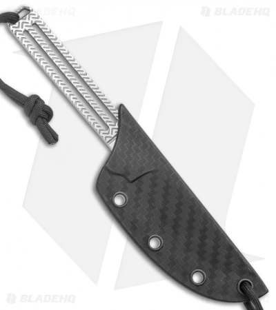 CRKT Feisty Fixed Blade Knife Skeletonized (2.4" Satin) - Image 3