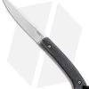 CRKT Folts Biwa Fixed Blade Knife Black Resin Infused Fiber (3" Satin)