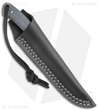 CRKT Folts Biwa Fixed Blade Knife Black Resin Infused Fiber (3" Satin) - Image 3