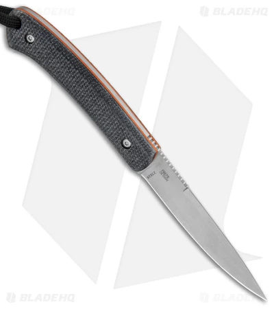 CRKT Folts Biwa Fixed Blade Knife Black Resin Infused Fiber (3" Satin) - Image 2
