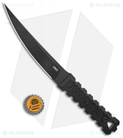 CRKT Williams HZ6 Fixed Blade Knife Black G-10 (6.5" Black) - Image 4