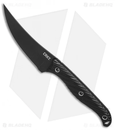CRKT Clever Girl Fixed Blade Knife G-10 (4.5" Black) 2709 - Image 2