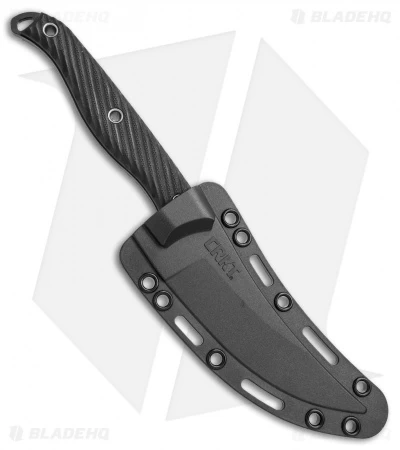 CRKT Clever Girl Fixed Blade Knife G-10 (4.5" Black) 2709 - Image 3