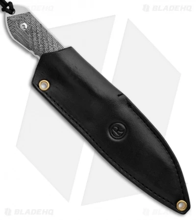 Chris Reeve Nyala Insingo Fixed Blade Knife Black Micarta (3.75" Stonewash) - Image 3