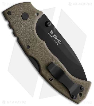 Cold Steel 4 Max Scout Tri-Ad Lock Knife Dark Earth Brown Griv-Ex (4" Black) - Image 2