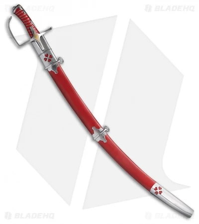 Cold Steel Polish Saber W/ Red Leather Scabbard (32" Satin) 88RPS - Image 2