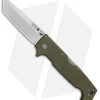 Cold Steel SR1 Tri-Ad Lock Tanto Knife OD Green G-10 (4" Satin S35VN) 62LA