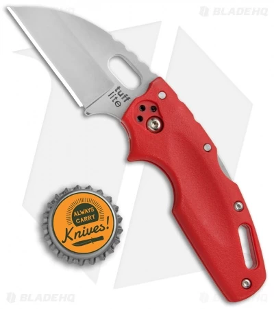 Cold Steel Tuff Lite Tri-Ad Lock Knife Red (2.5" Satin) 20LTR - Image 4