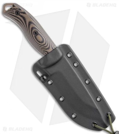 ESEE Knives ESEE-5PDE-005 Fixed Blade Knife Coyote/Black 3D G-10 (5.25" Tan) - Image 3