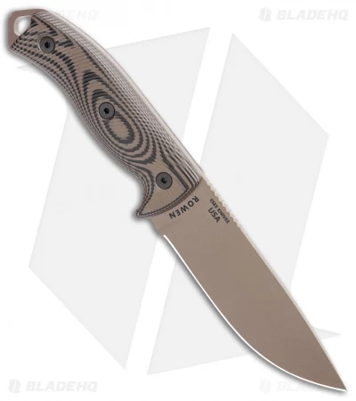 ESEE Knives ESEE-5PDE-005 Fixed Blade Knife Coyote/Black 3D G-10 (5.25" Tan) - Image 2